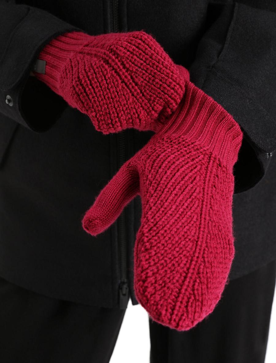 Icebreaker Unisex Merino Waypoint Mittens Miesten Käsineet Pinkki | FI 1063LISH